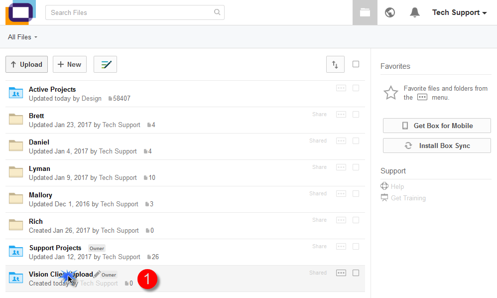 Support How To - Grant clients Box upload access 1