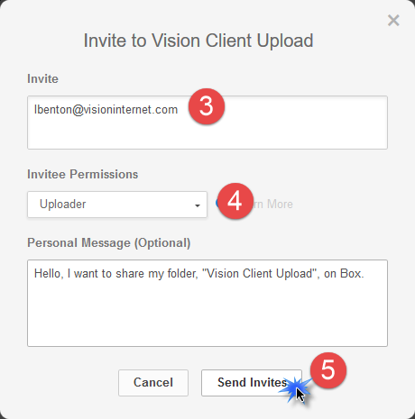 Support How To - Grant clients Box upload access 3