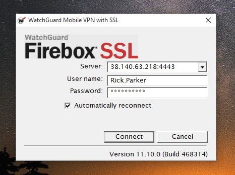 Image of FireboxSSL Prompt for login